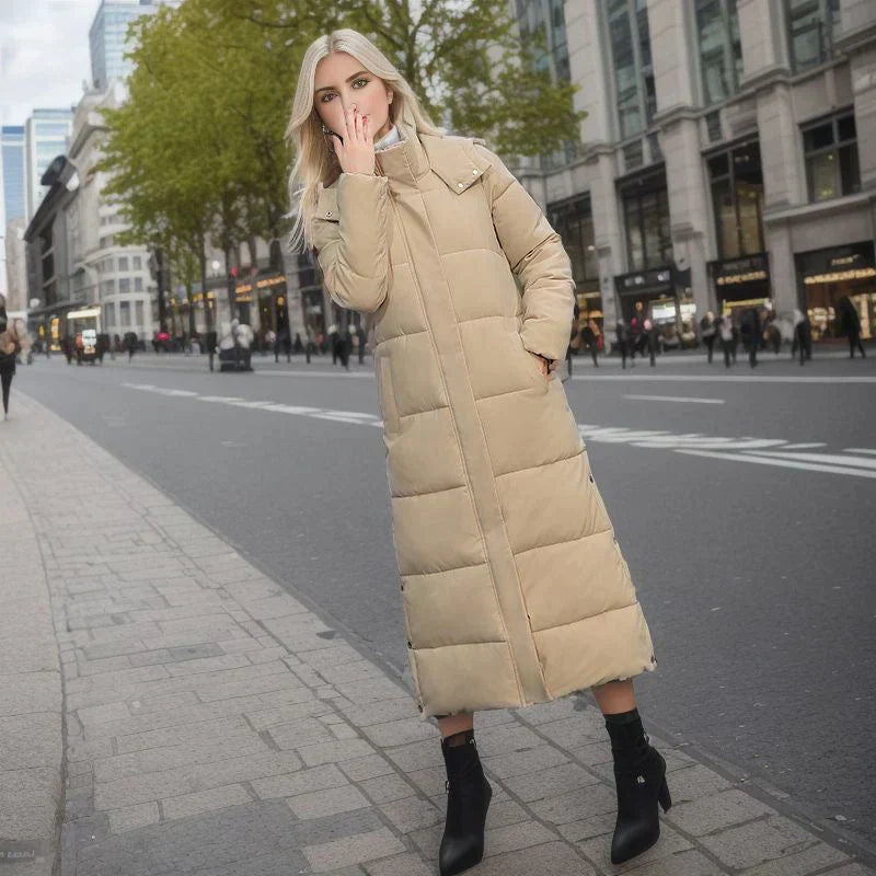 Elina – Lange Winterjacke für Damen