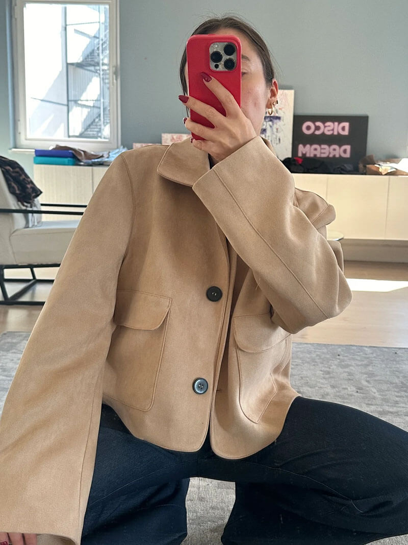 Sienna Wildlederjacke – Zeitloser Stil für jeden Tag