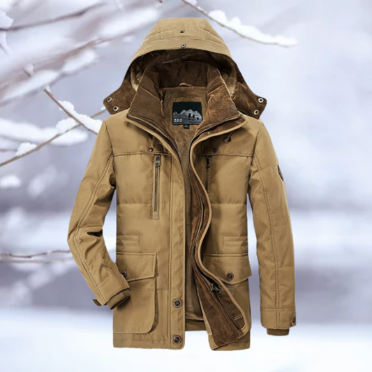 Thadeus | Herren Stylischer Winter Mantel | Warme