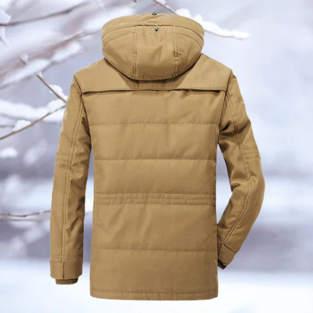 Thadeus | Herren Stylischer Winter Mantel | Warme